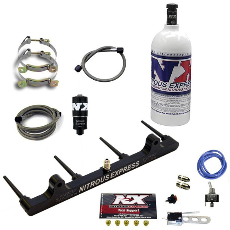 Nitrous Express Billet Spray Bar Nitrous Kit for Hayabusa w/1lb - 62201-1.0P