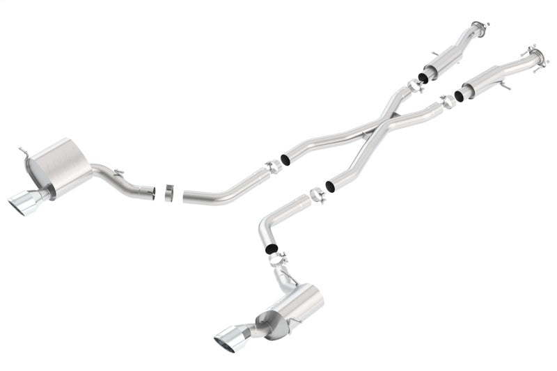 Borla 2015 Jeep Grand Cherokee SRT8 ATAK Dual Round Rolled - 140633