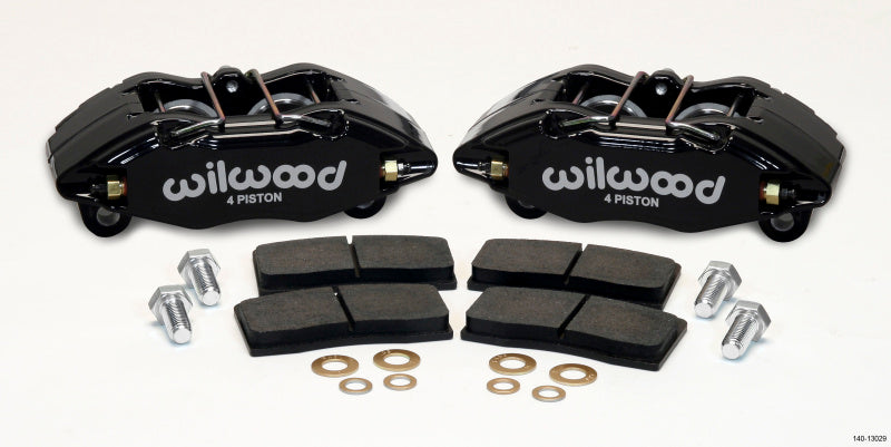 Wilwood DPHA Front Caliper & Pad Kit Black Honda / - 140-13029