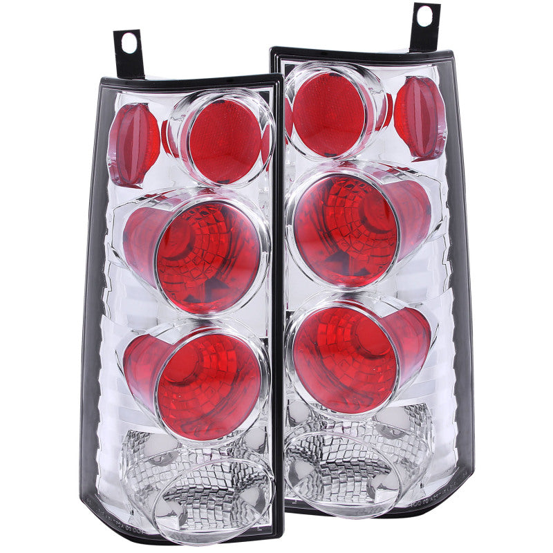 ANZO 2003-2015 Chevrolet Express Taillights Chrome - 211088