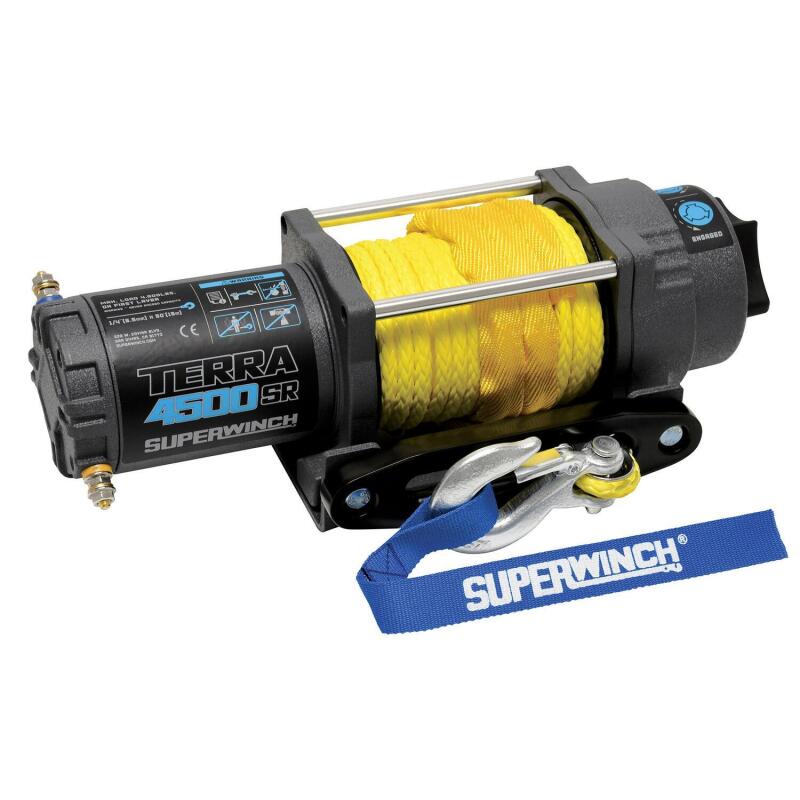 Superwinch 4500 LBS 12V DC 1/4in x 50ft Synthetic Rope - 1145270