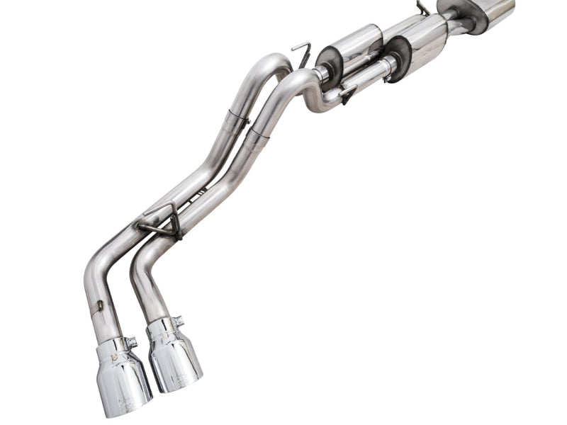 AWE 16-22 Toyota Tacoma 0FG Catback Exhaust w/ BashGuard - - 3015-32826