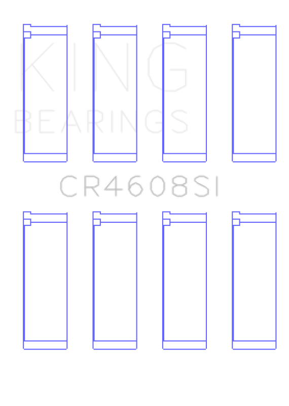 King Toyota 2ZZ-GE Connecting Rod Bearing Set (Set of 4) - CR4608SI