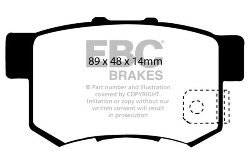 EBC Yellowstuff Brake Pad Sets (Rears Only) - DP41193R