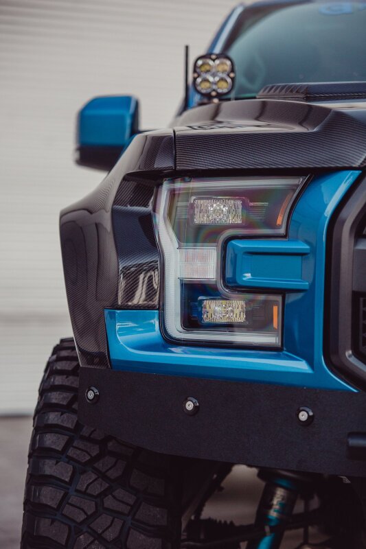 Anderson Composites 17-18 Ford Raptor Type-Wide Carbon Fiber Front Fenders - AC-FF17FDRA-W