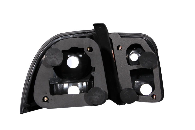 ANZO 1996-1997 Honda Accord Taillights Black - 221039
