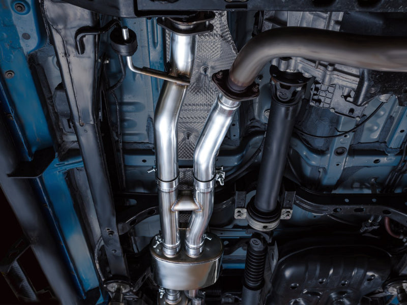 AWE 16-22 Toyota Tacoma 0FG Catback Exhaust w/ BashGuard - - 3015-32826
