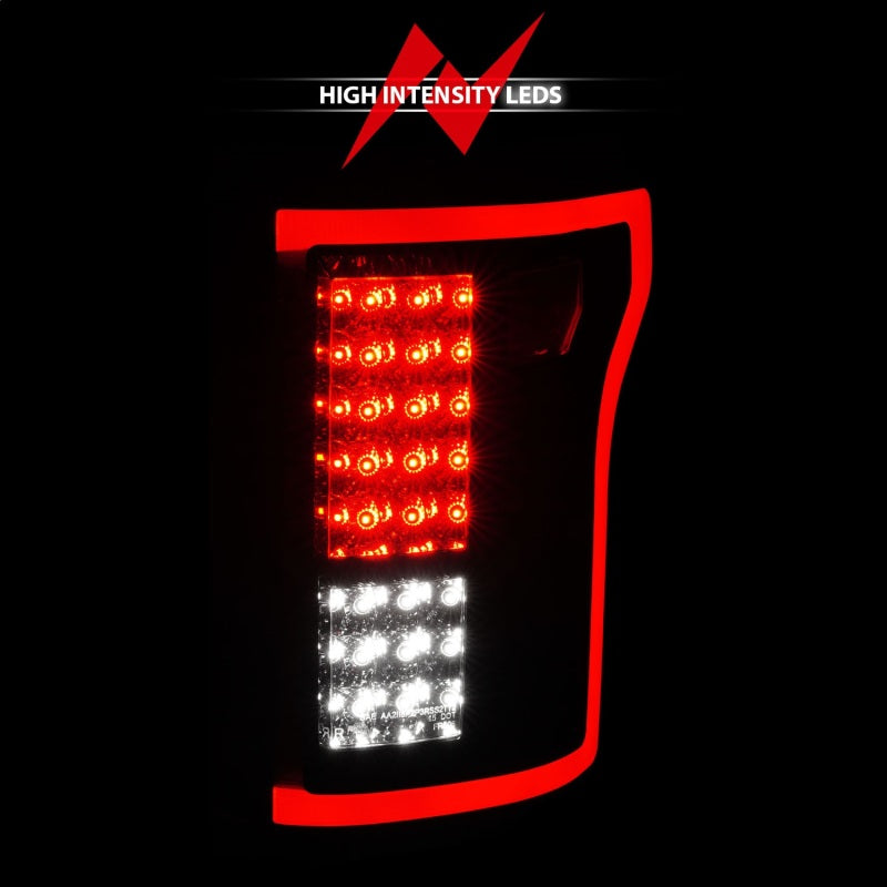 ANZO 2015-2016 Ford F-150 LED Taillights Red/Clear - 311262