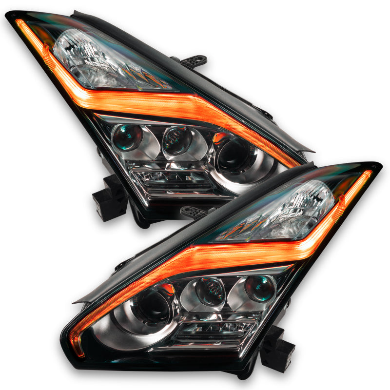Oracle 1521 Nissan GTR RGB+W (Lightning Bolt) Headlight DRL Upgrade - 1283-333