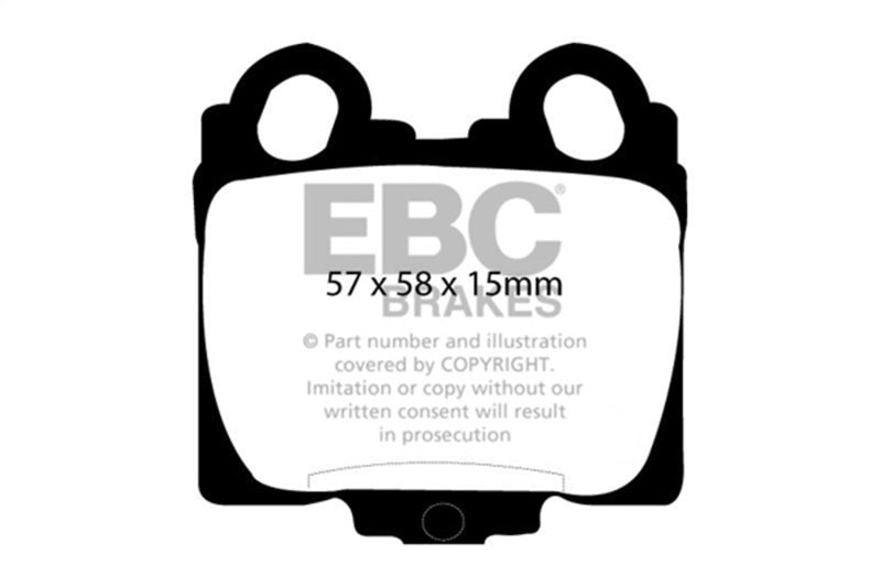 EBC Greenstuff Brake Pad Sets (Rears Only) - DP21224