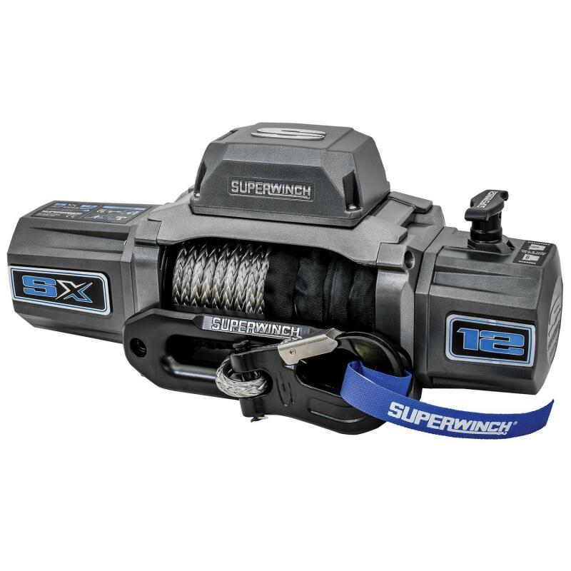 Superwinch 12000 LBS 12V DC 3/8in x 80ft Synthetic Rope - 1712201