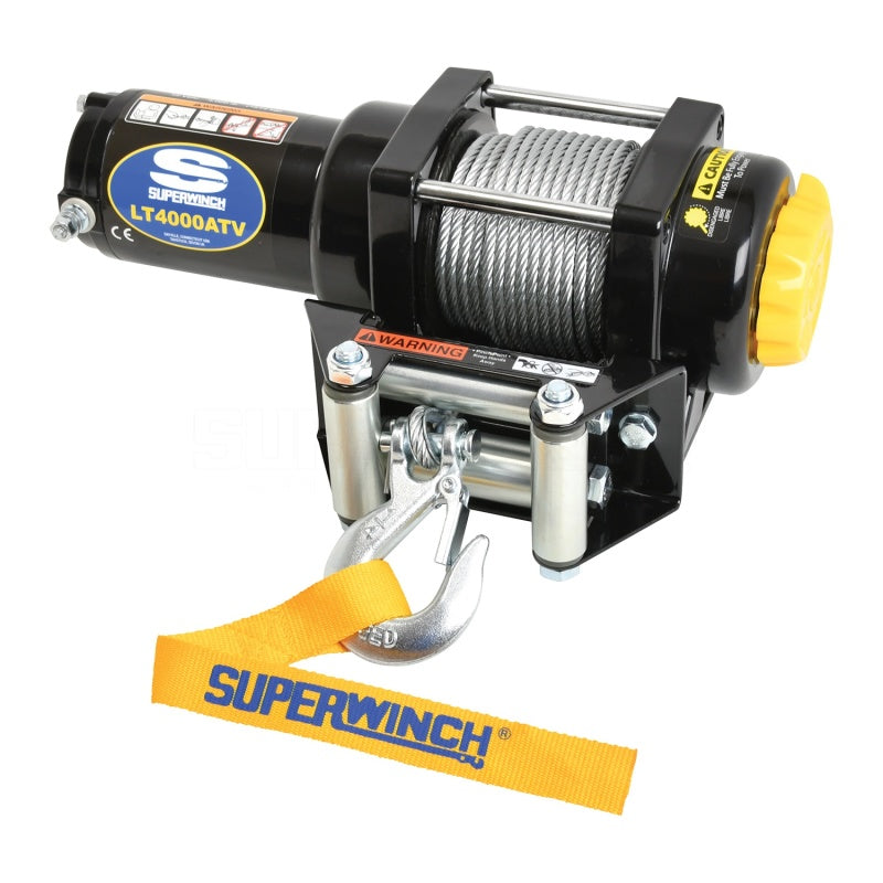 Superwinch 4000 LBS 12V DC 3/16in x 50ft Steel Rope - 1140220