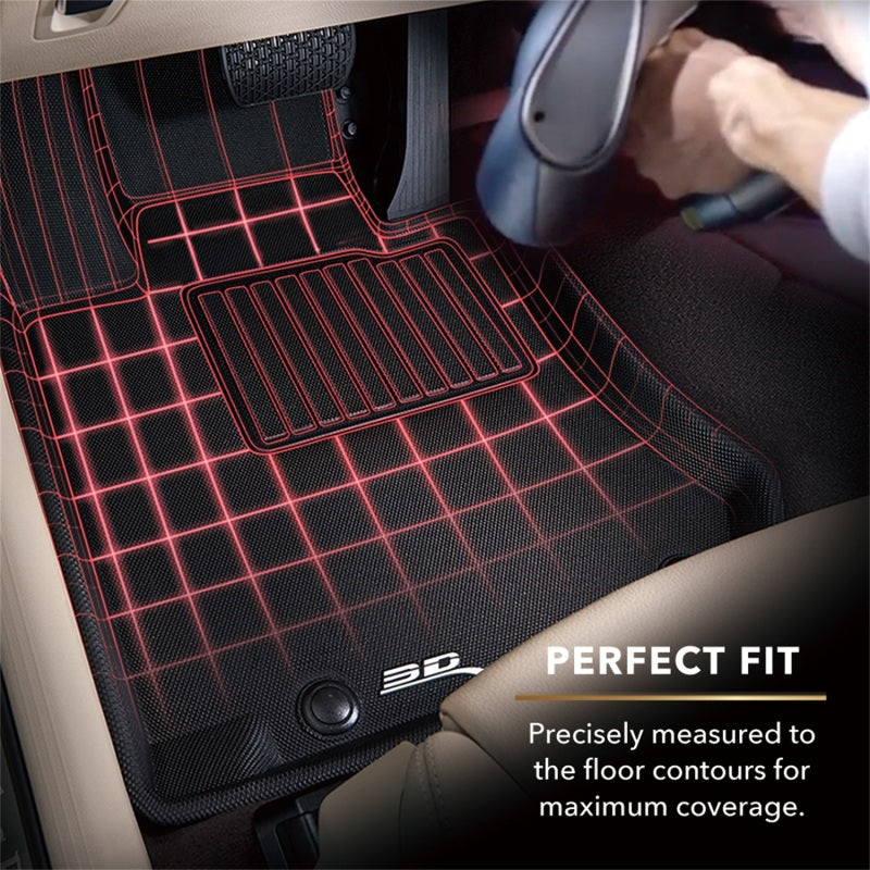 3D MAXpider 2018-2019 Tesla Model 3 Kagu 1st Row Floormat - L1TL02611509