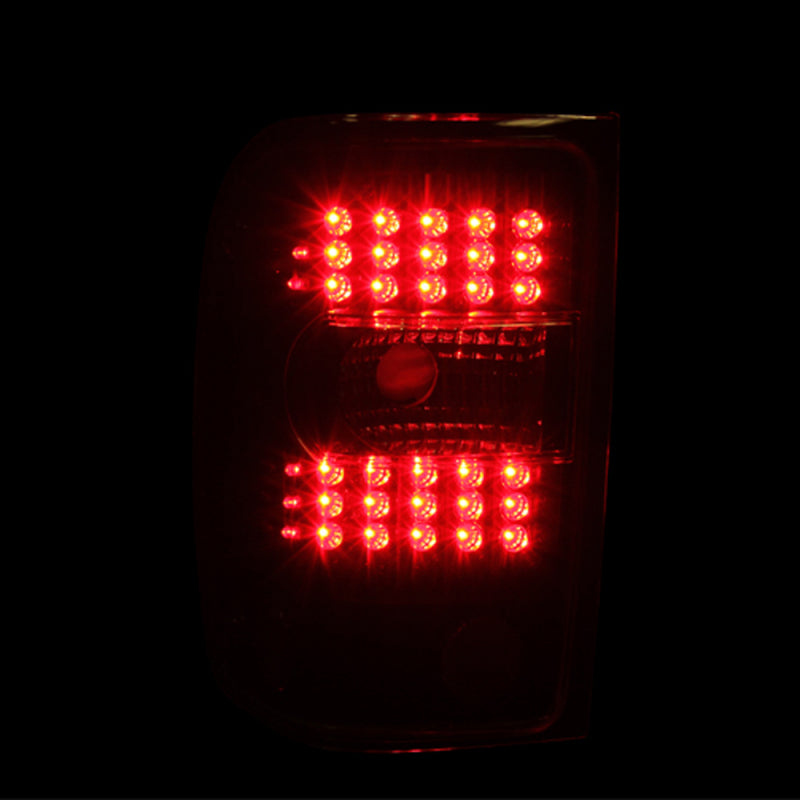 ANZO 2001-2011 Ford Ranger LED Taillights Black - 311107