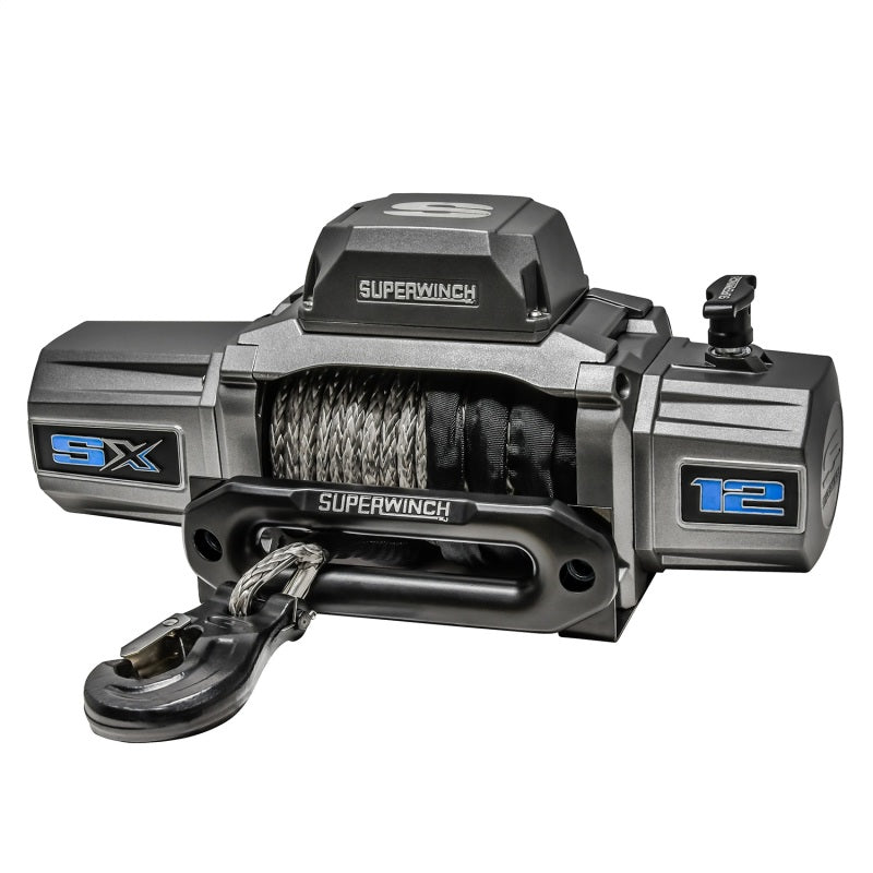 Superwinch 12000 LBS 12V DC 3/8in x 80ft Synthetic Rope - 1712201