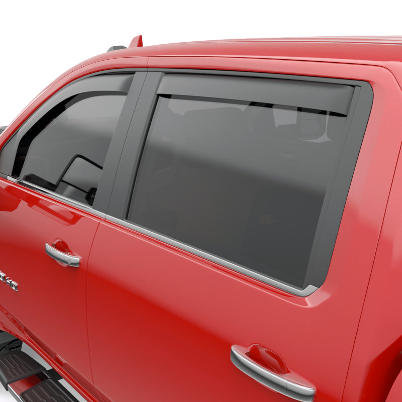 EGR 2019 Chevy 1500 Crew Cab In-Channel Window Visors - - 571655