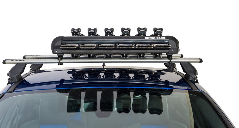 Rhino-Rack Universal Ski/Snowboard Carrier - Fits 6 Pairs of Skis - 576