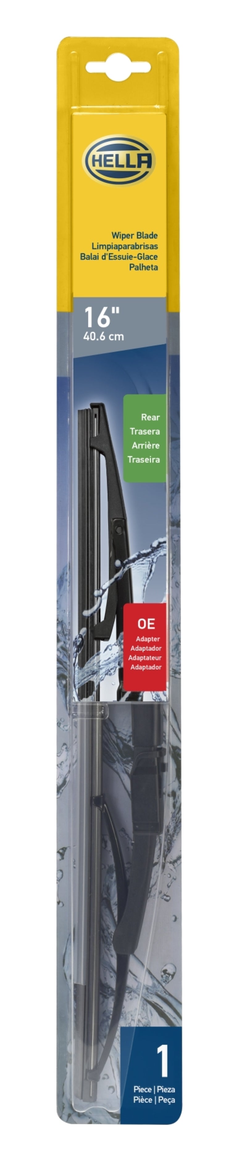 Hella Rear OE Wiper Blade 16in - Single - 9XW398115016T