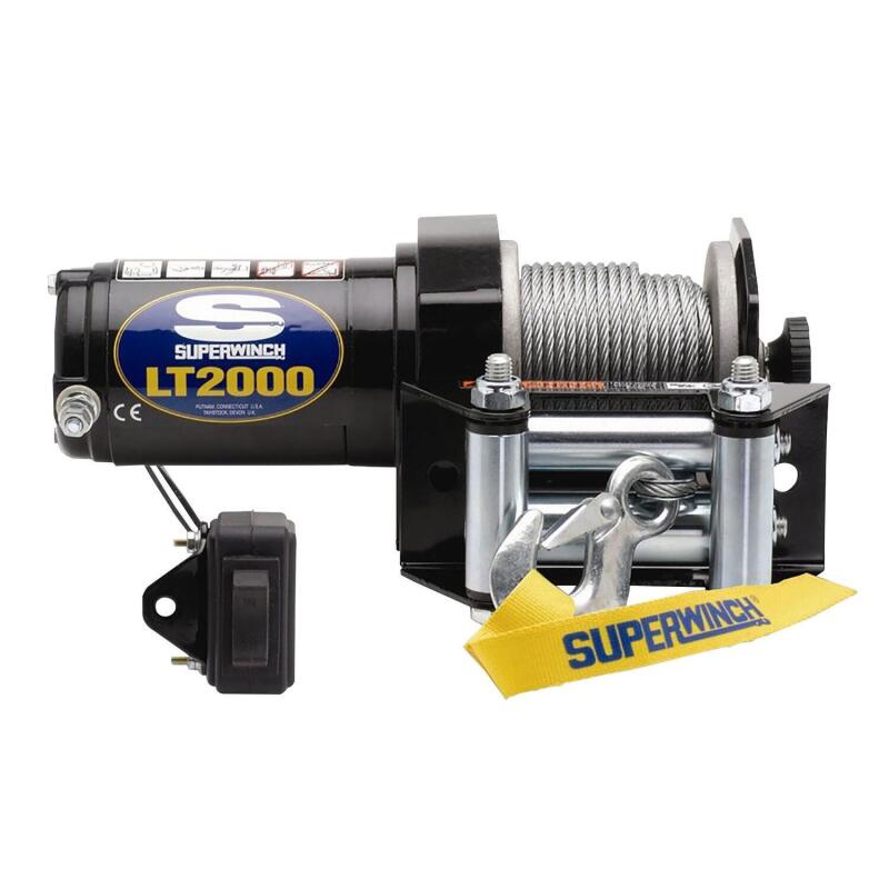 Superwinch 2000 LBS 12V DC 5/32in x 49ft Steel Rope - 1120210