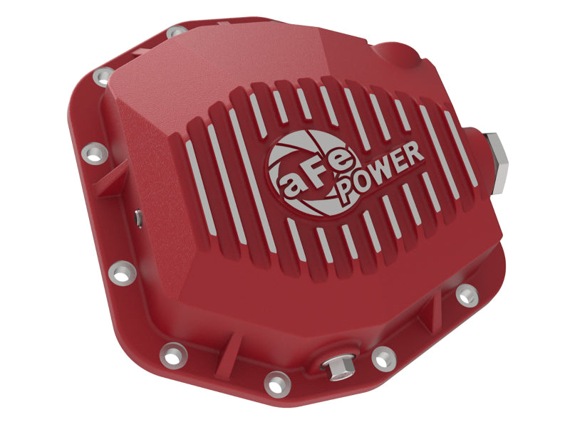 aFe Pro Series Rear Differential Cover Red 2018+ Jeep Wrangler - 46-71000R