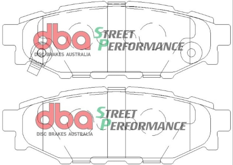 DBA 08 Subaru WRX SP500 Rear Brake Pads - DB1803SP