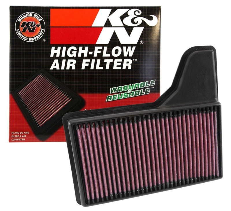 K&N Replacement Panel Air Filter for 2015 Ford Mustang 2.3L - 33-5029