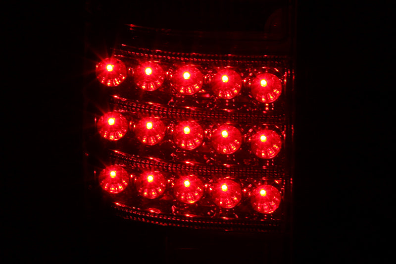 ANZO 1991-1997 Toyota Land Cruiser Fj LED Taillights Red/Clear - 311095