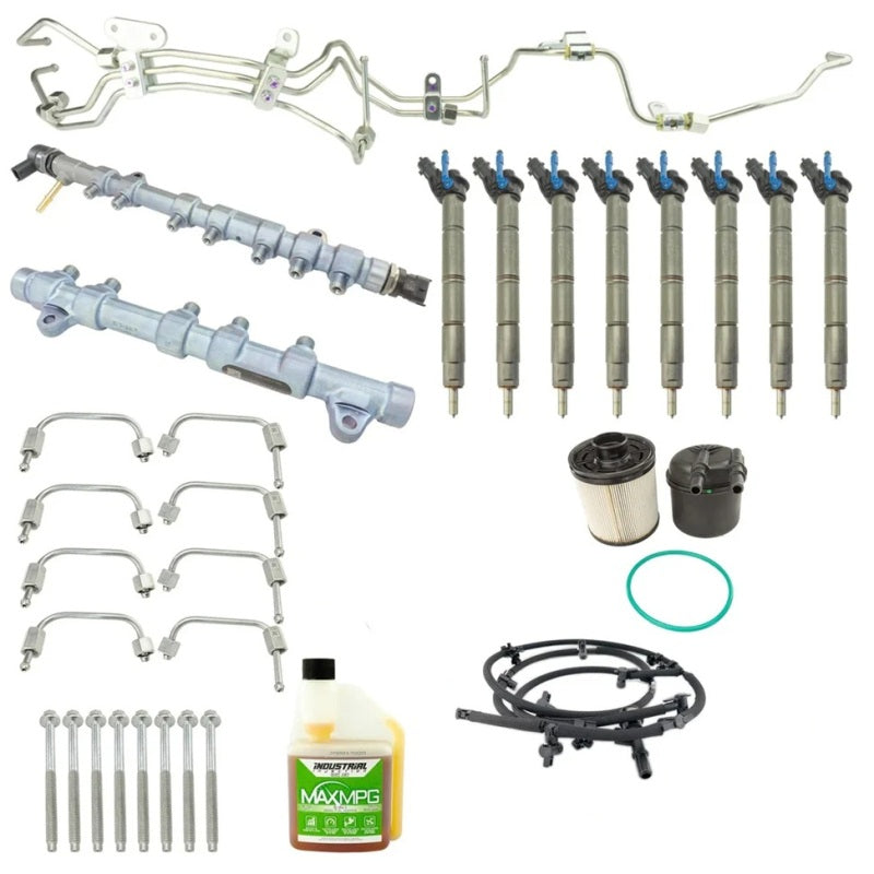 Industrial Injection 14-16 Ford PowerStroke 6.7L Disaster Kit w/Injectors (No - 3GE102