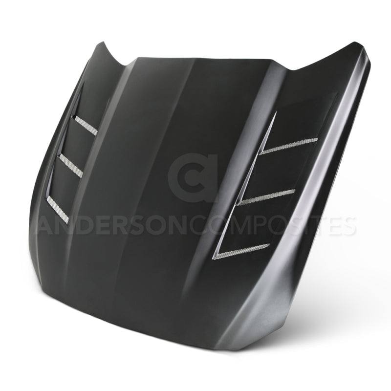 Anderson Composites 15-16 Ford Mustang (Excl. GT350/GT350R) Fiberglass Heat Extractor - AC-HD15FDMU-SA-GF
