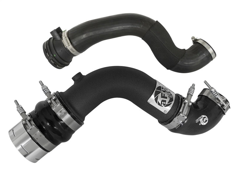 aFe Bladerunner 3in Hot and Cold Side Black Intercooler Tubes - 46-20314-B