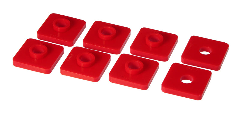 Prothane 74.5-80 MG MGB Front Crossmember Mounts - Red - 26-49021