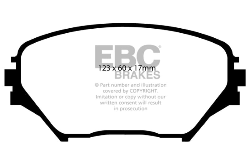 EBC Ultimax2 Brake Pad Sets (Fronts Only) - UD862