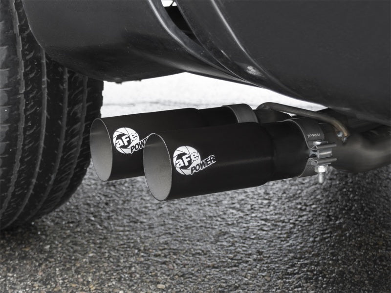 aFe Rebel Series 3in 409 SS Cat-Back Exhaust w/ Black - 49-46124-B