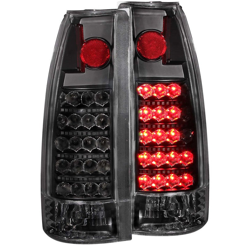 ANZO 1999-2000 Cadillac Escalade LED Taillights Black - 311059