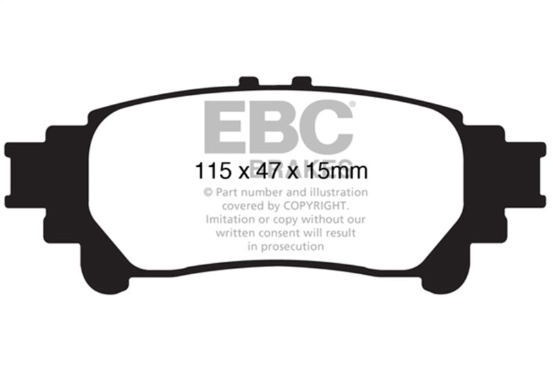 EBC Ultimax2 Brake Pad Sets (Rears Only) - UD1391