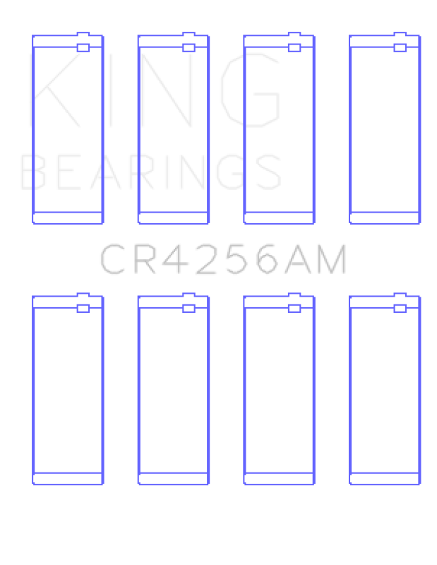 King Chrysler 148/148 Turbo DOHC 16V/Jeep 148 DOHC 16V Rod - CR4256AM0.25
