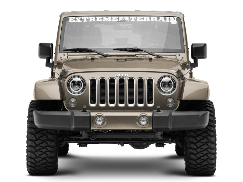 Raxiom 97-18 Jeep Wrangler TJ/JK Axial 7-Inch LED Headlights w/RGB - J142665