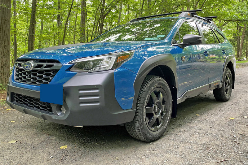 Rally Armor 22-25 Subaru Outback Wilderness Black Mud Flap Wild - MF76-UR-BLK/WOR