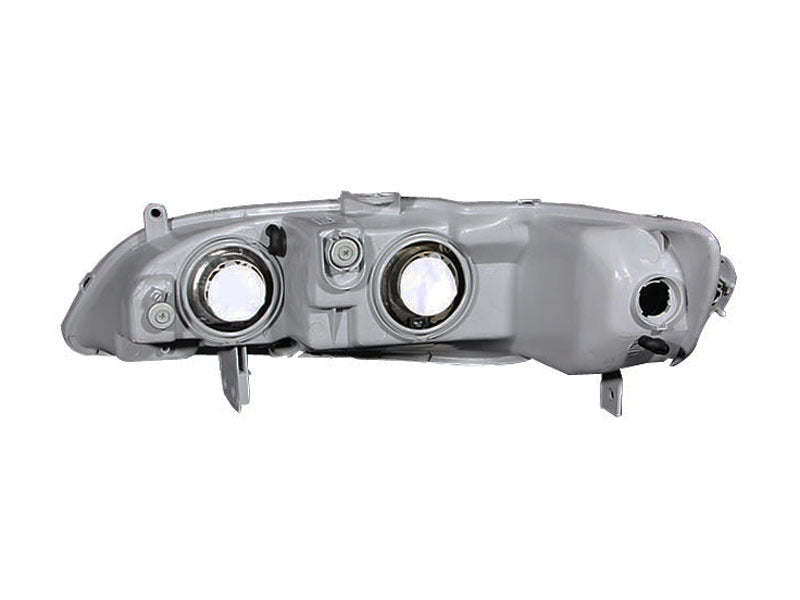 ANZO 1998-2002 Honda Accord Crystal Headlights Black - 121052