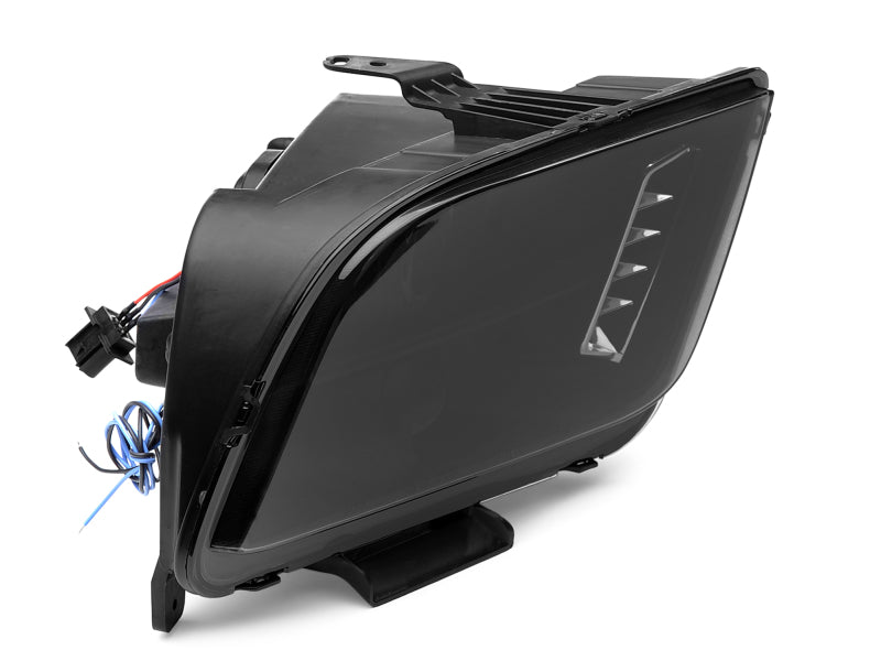 Raxiom 05-09 Ford Mustang w/ Halogen LED Halo Prjctr Headlights-Blk - 49128
