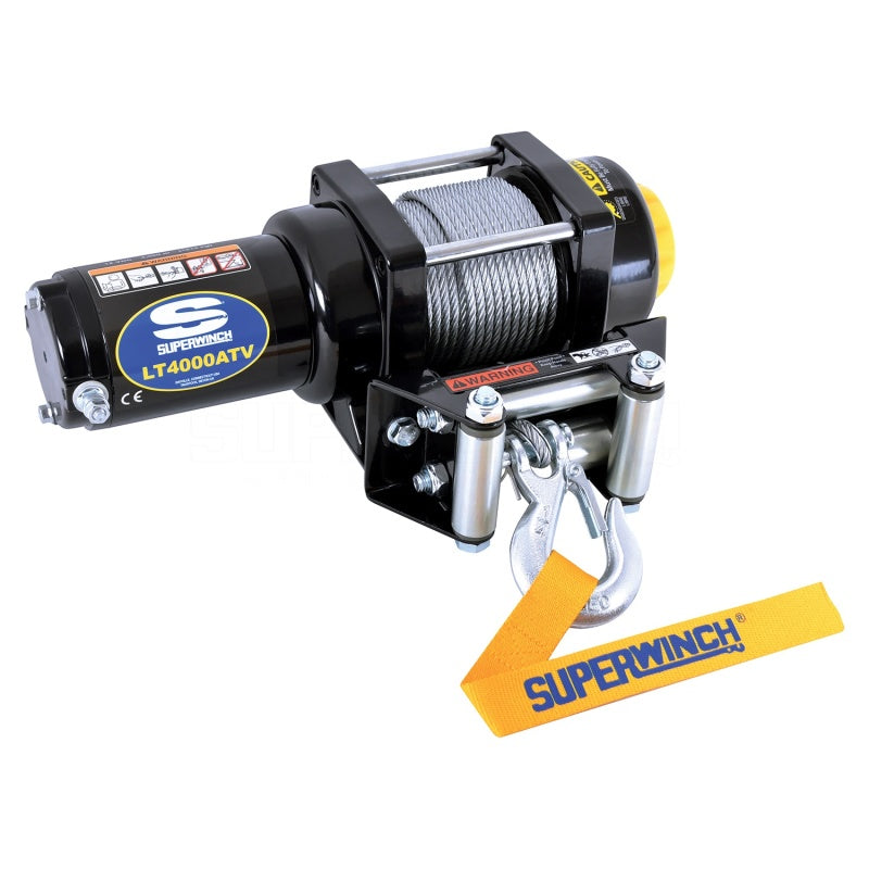 Superwinch 4000 LBS 12V DC 3/16in x 50ft Steel Rope - 1140220