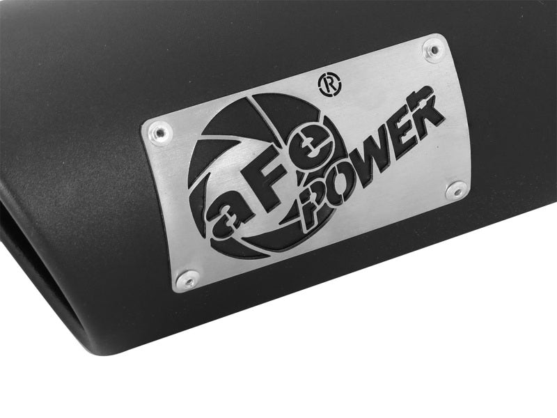 aFe MACHForce-XP 3.5in 409 Stainless Steel Exhaust Tip 3.5in x - 49T35456-B12