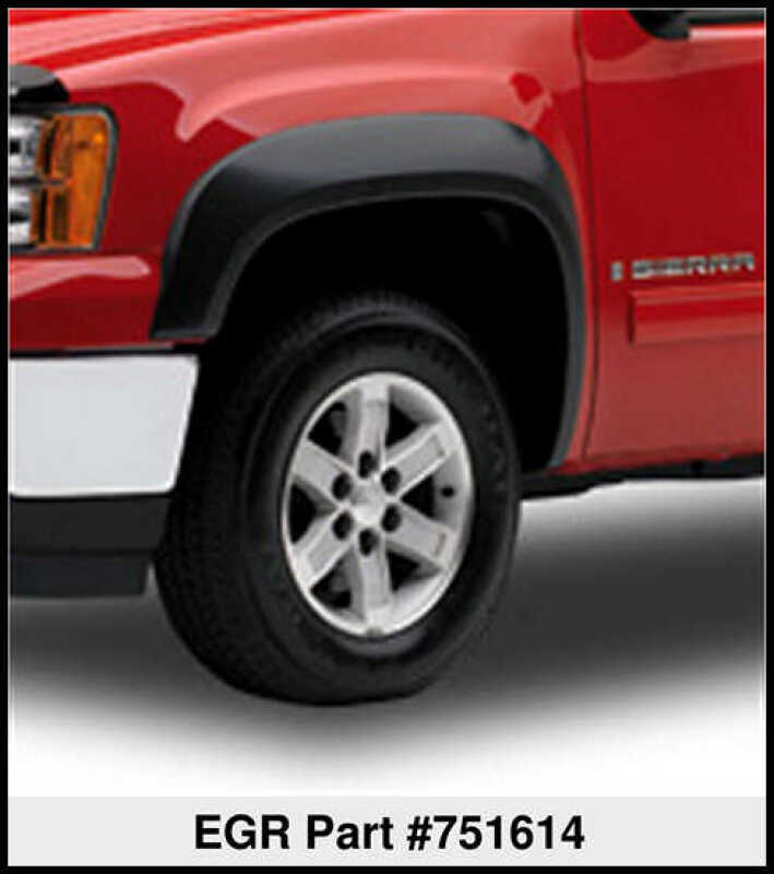 EGR 07-10 GMC Sierra HD 6-8ft Bed Rugged Look Fender - 751614