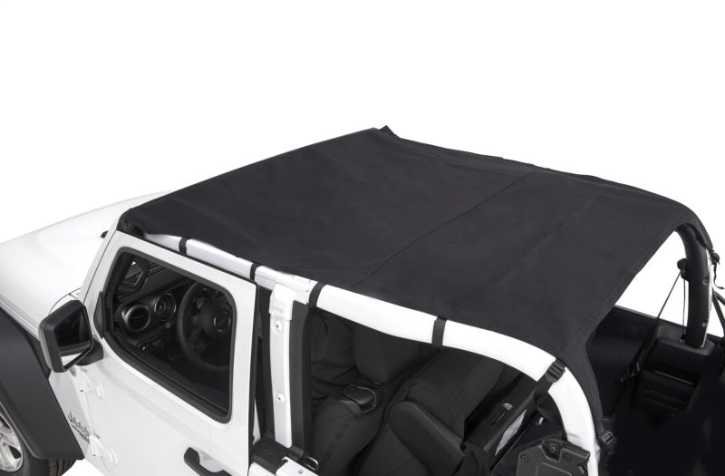 Rugged Ridge Savannah Brief Top Diamond Black 10-18 Jeep Wrangler - 13593.35