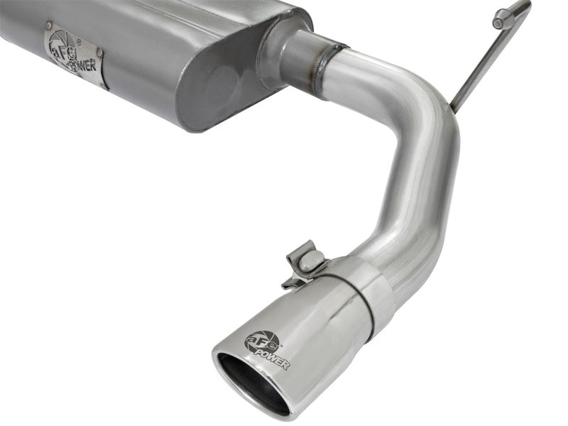 aFe Scorpion 2-1/2in Aluminized Steel Cat Back Exhaust 07-17 Jeep - 49-08044-1P