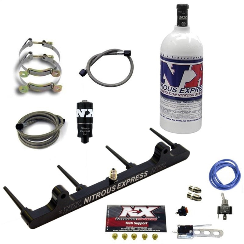 Nitrous Express Billet Spray Bar Nitrous Kit for Hayabusa w/1lb - 62201-1.0P