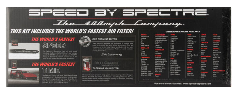 Spectre 94-01 Dodge RAM 1500/2500 V8-5.2/5.9L F/I Air Intake Kit - 9931