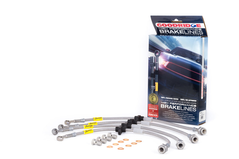 Goodridge 97-01 Honda Prelude (Base Model) Stainless Steel Brake Line - 20037