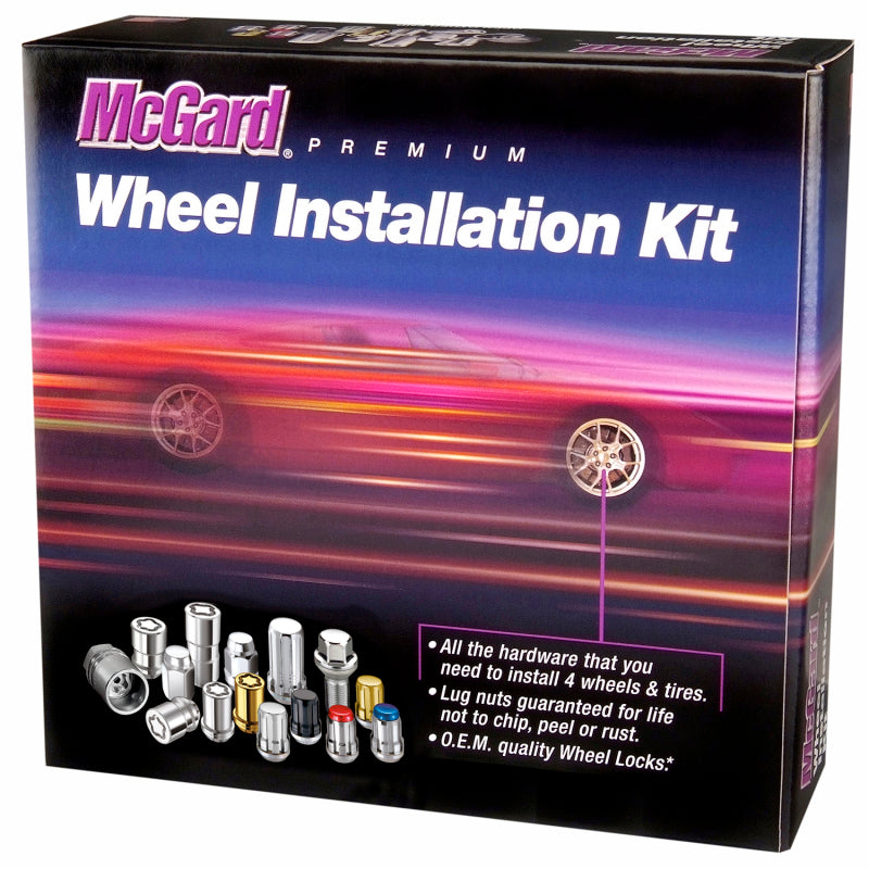 McGard 5 Lug Hex Install Kit w/Locks (Cone Seat Nut) - 84527