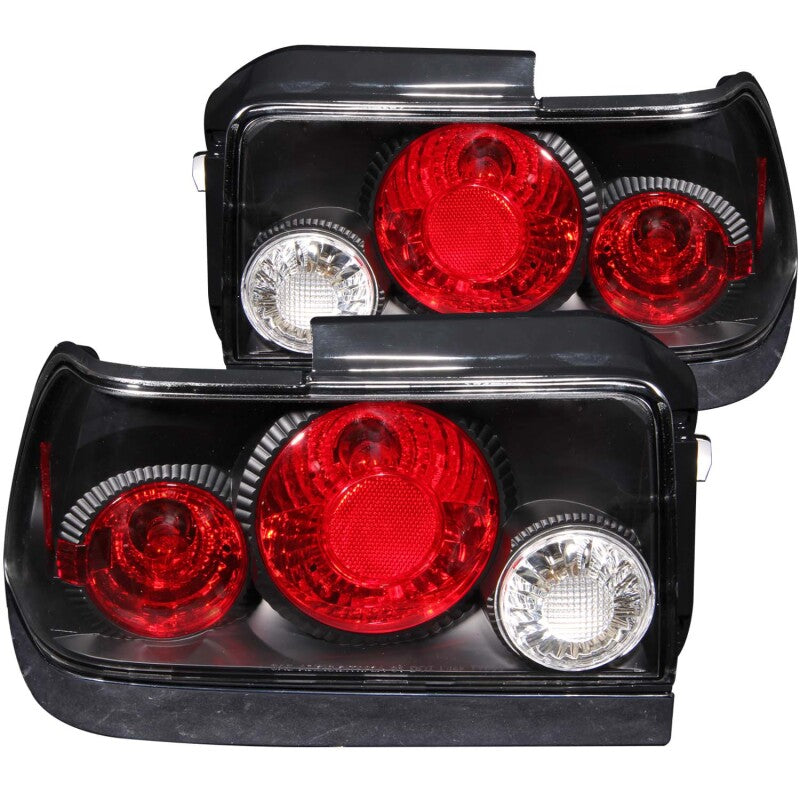 ANZO 1993-1997 Toyota Corolla Taillights Black - 221113